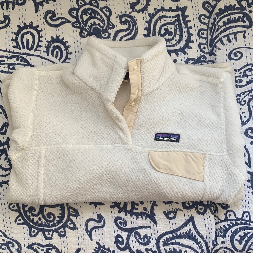 PATAGONIA white/crème Snap-T Pullover